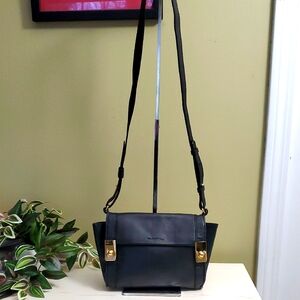 See By Chloé | Small Black Leather Shoulder Crossbody Bag with Adjustable Strap
